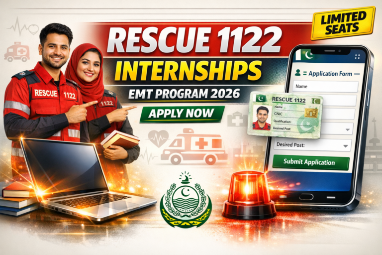 Join Elite Rescue 1122 – EMT Internships 2026 Apply Now
